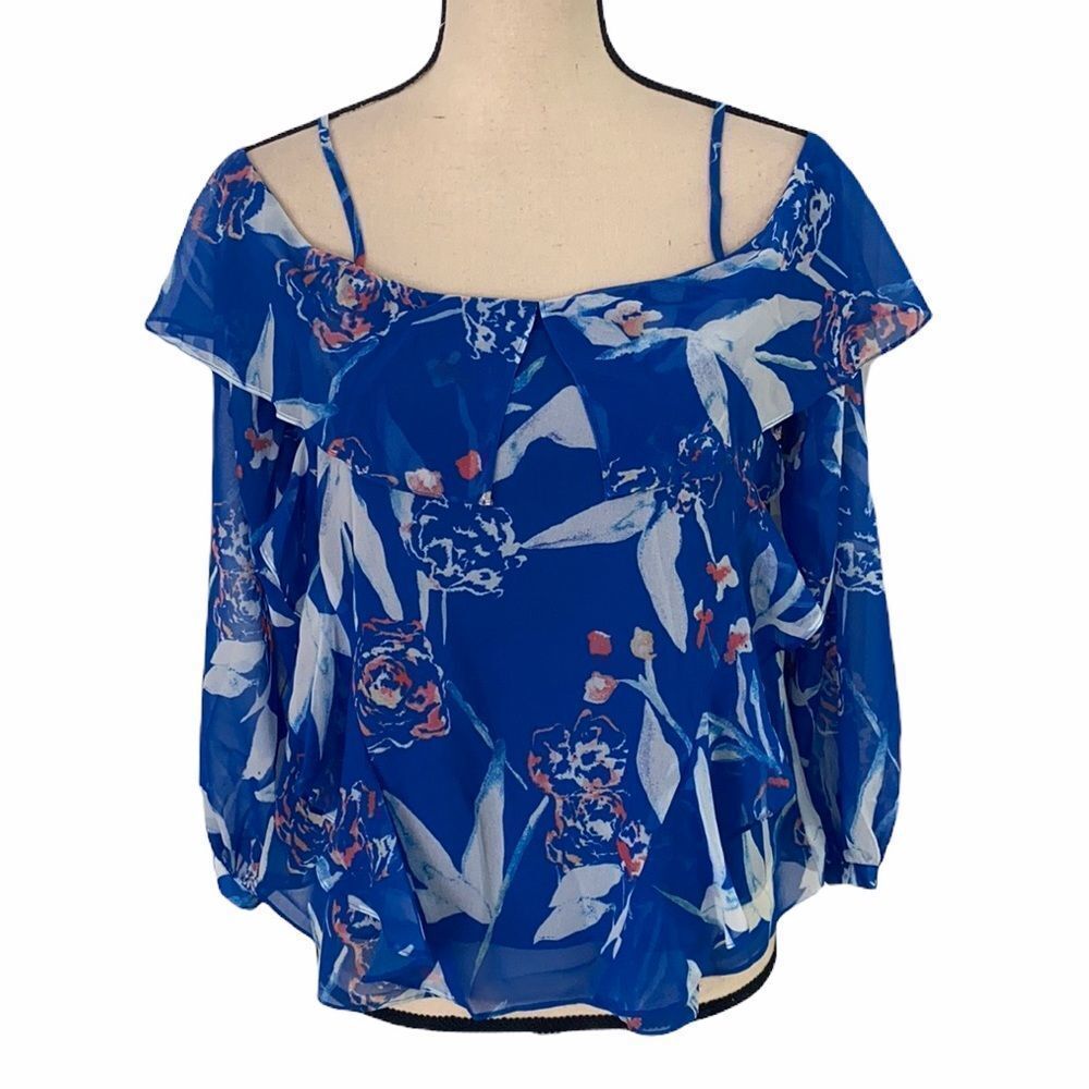 NWT Tanya Taylor Parrot Tulip Daisy Top Size 2